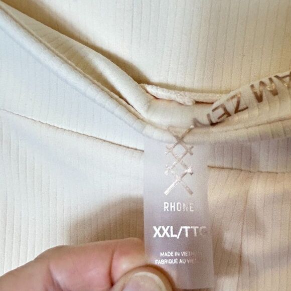 RHONE NWT Cream Ripple Knit Wide Leg Lounge Pants Size XXL (US 18-20) - Picture 6 of 15